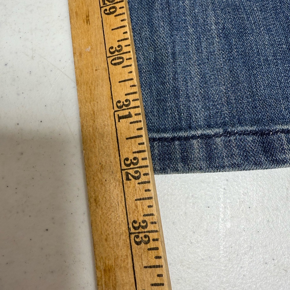 White House Black Market Blue Flare Jeans - Picture 5 of 7